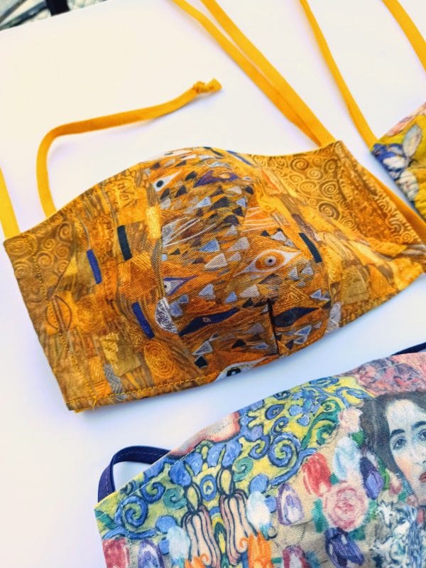 Υφασμάτινη μάσκα προσώπου Klimt